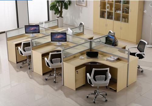 三能 办公家具办公家具职员办公桌其他木质办公桌类简约现代屏风桌